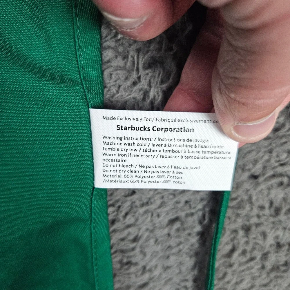 Starbucks Barista‎ Green Apron Embroidered Siren Logo Two Pockets